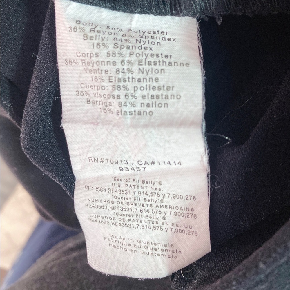 Motherhood Maternity Black Pants - Picture 7 of 8